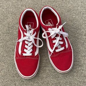 Old Skool Red Vans